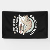 Katzendarstellung buchen - aufgerollt und gemütlic banner (Horizontal)