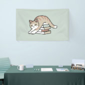 Katzendarstellung buchen - aufgerollt und gemütlic banner (Messeveranstaltung)