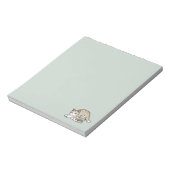 Katzendarstellung buchen - aufgerollt und gemütlic notizblock (Rotiert)