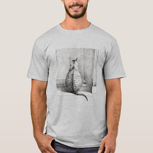 Katzendarstellung T-Shirt (Vorderseite)