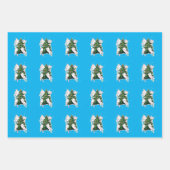 Katzendekoration Weihnachtsbaum Geschenkpapier Set (Vorderseite 2)