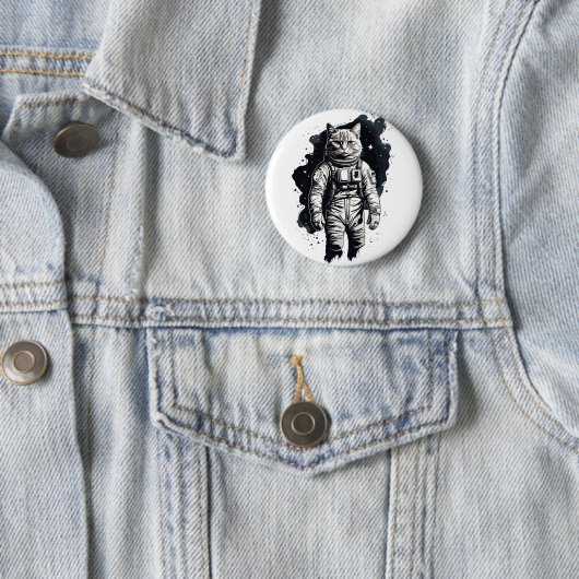Katzendesign Button (Beispiel)