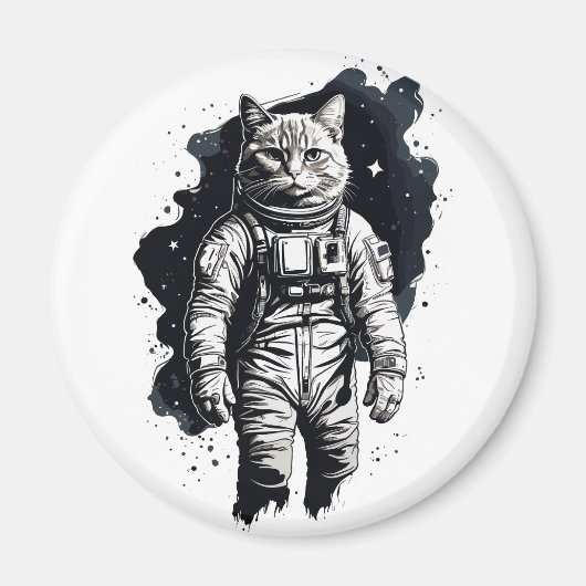 Katzendesign Magnet (Vorne)