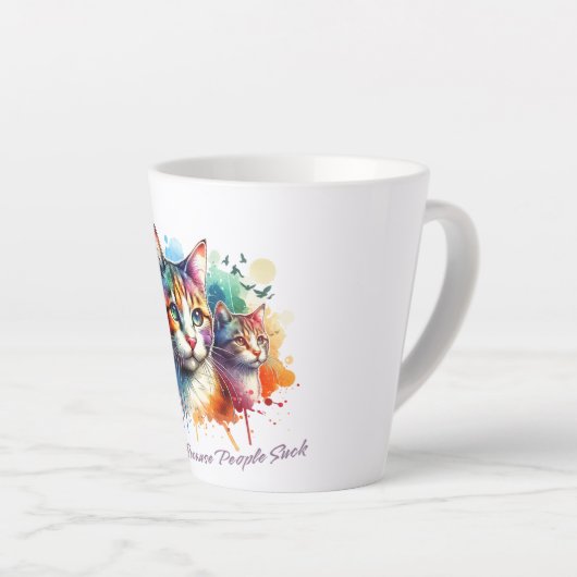 Katzendesign Milchtasse (Rechte Ecke)