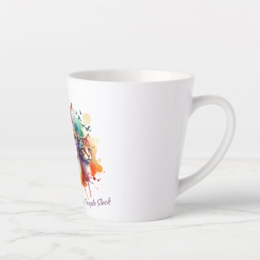 Katzendesign Milchtasse (Rechts)