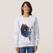 Katzendesign-Sweatshirts 2 Sweatshirt (Vorne ganz)