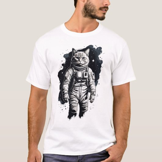 Katzendesign T-Shirt (Vorderseite)