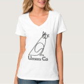 Katzendesign T-Shirt (Vorderseite)