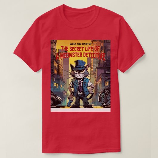 Katzendetektiv T-Shirt (Design vorne)