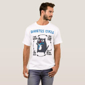 Katzendiabetes-Zyklus T-Shirt (Vorne ganz)