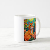 Katzenduo mit Launen Kaffeetasse (VorderseiteRechts)