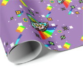 Katzeneindringlinge Geschenkpapier (Rolleneckpunkt)