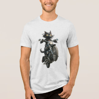 Katzenfahrrad Tri-Blend Shirt