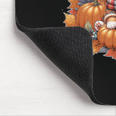 Katzenfall-Blätter-hello-Herbst-Katzenkätzchen-Kät Mousepad (Ecke)