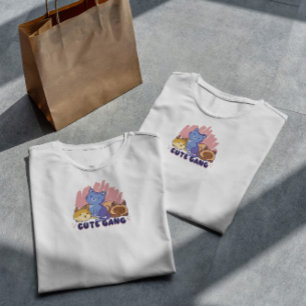 Katzenfamilie Niedlich T-Shirt
