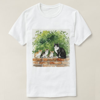 Katzenfamilie T-Shirt