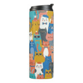 KATZENFAMILIE THERMOSBECHER (Nach links gedreht)