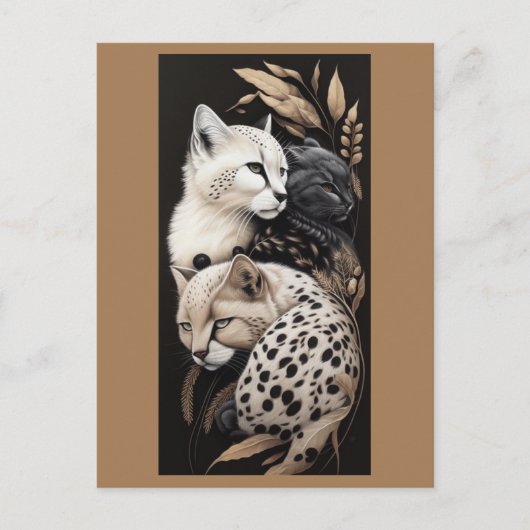 KATZENFEINESS #1 POSTKARTE (Vorderseite)