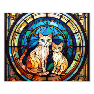 Katzenfenster Fotodruck