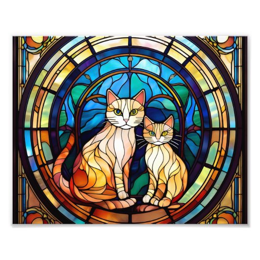 Katzenfenster Fotodruck (Vorne)