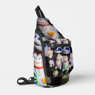 Katzenfiguren werden crossbody bag