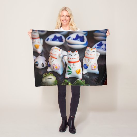 Katzenfiguren werden fleecedecke (Beispiel)