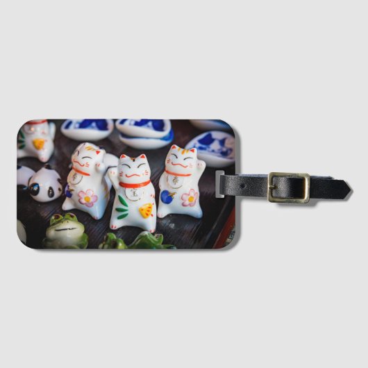 Katzenfiguren werden gepäckanhänger (Vorderseite (Horizontal))