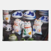 Katzenfiguren werden geschirrtuch (Horizontal)