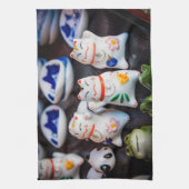 Katzenfiguren werden geschirrtuch (Vertikal)