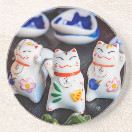 Katzenfiguren werden getränkeuntersetzer (Vorne)