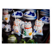 Katzenfiguren werden große geschenktüte (Rückseite)