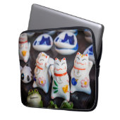 Katzenfiguren werden laptopschutzhülle (Vorderseite Links)