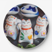 Katzenfiguren werden pappteller (Vorderseite)