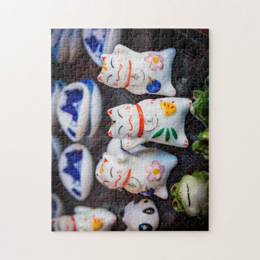 Katzenfiguren werden puzzle (Vertikal)