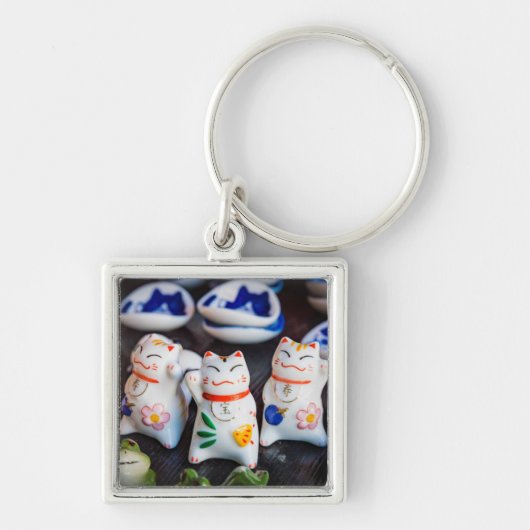 Katzenfiguren werden schlüsselanhänger (Vorne)