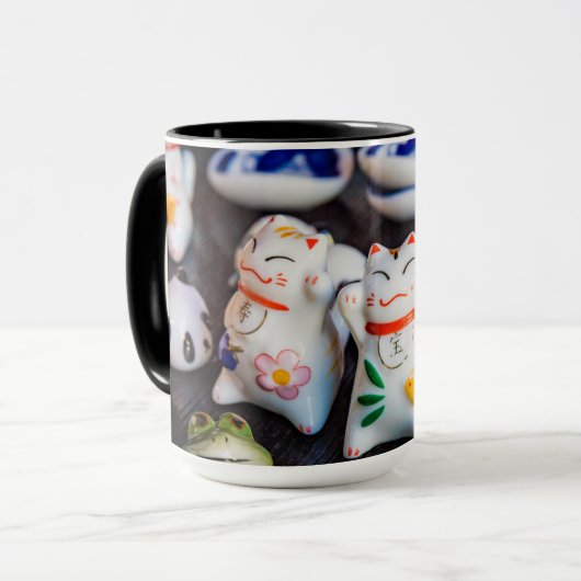 Katzenfiguren werden tasse (Vorderseite Links)