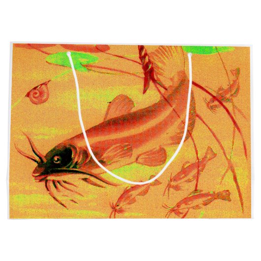 Katzenfisch Große Geschenktüte (Rückseite)