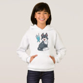 Katzenfisch Hoodie (Vorne ganz)