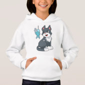 Katzenfisch Hoodie (Vorderseite)