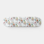 Katzenfisch-Illustration Skateboard (Horizontal)
