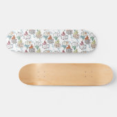 Katzenfisch-Illustration Skateboard (Horizontal)