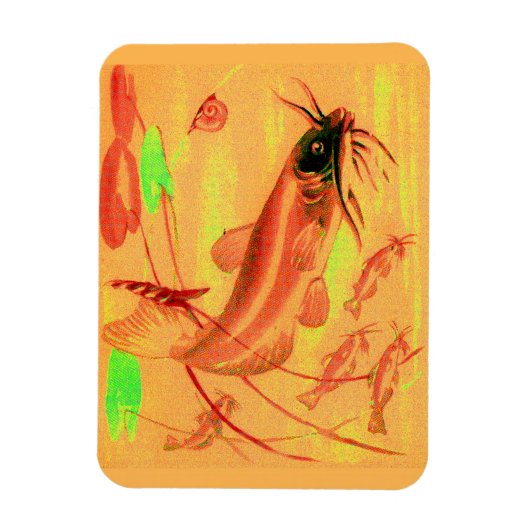 Katzenfisch Magnet (Vertikal)