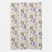 Katzenfisch Meow Paws Kaktus Küche Handtuch (Vertikal)