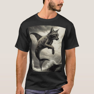 Katzenfisch Mythische Kreatur T-Shirt