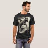 Katzenfisch Mythische Kreatur T-Shirt (Vorne ganz)