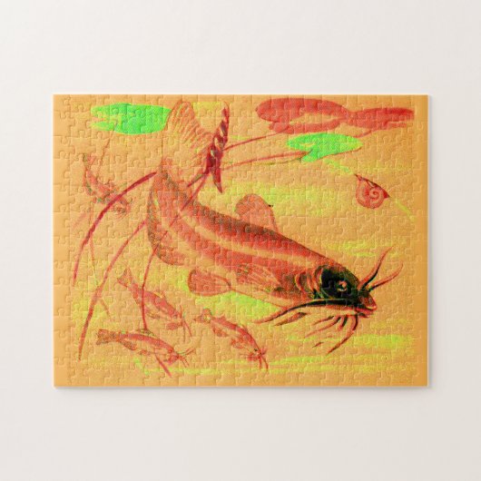 Katzenfisch Puzzle (Horizontal)