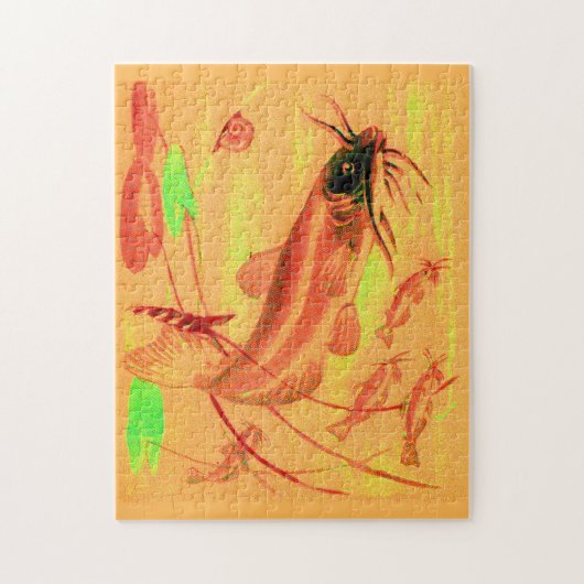 Katzenfisch Puzzle (Vertikal)