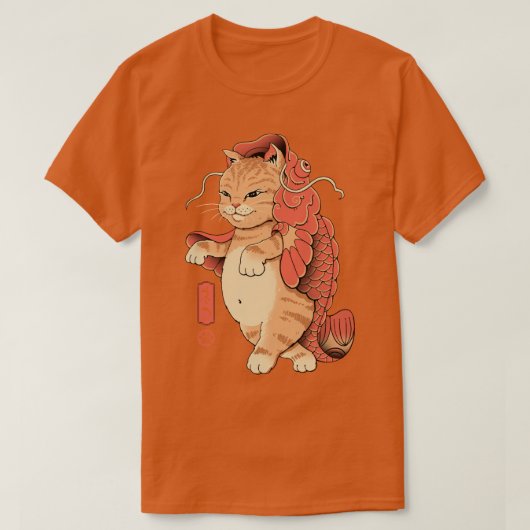 Katzenfisch T-Shirt (Design vorne)