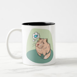 Katzenfische denken an Niedliches Haustier Funny F Zweifarbige Tasse