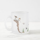 Katzenfischen Durchsichtige Mattierte Tasse (Links)